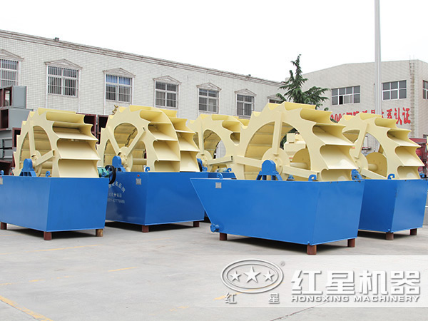 河砂洗砂機(jī)廠區(qū)