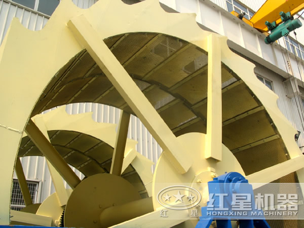 河砂洗砂機(jī)局部