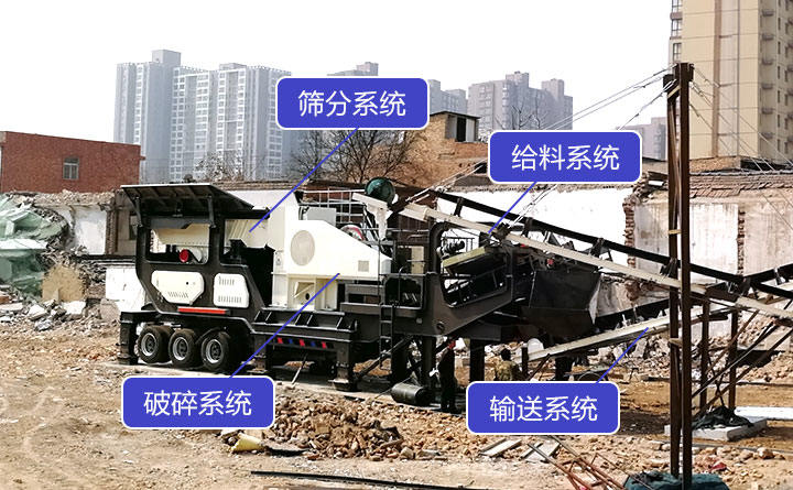 車載移動混凝體破碎機(jī)設(shè)備展示