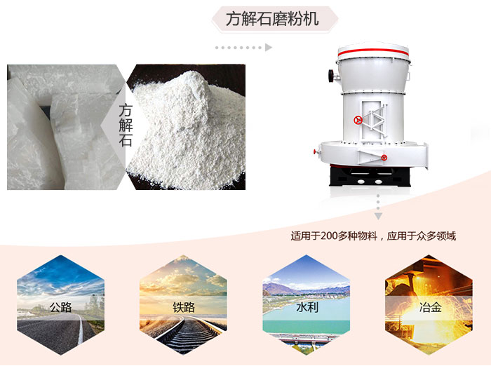 方解石磨粉機(jī)應(yīng)用