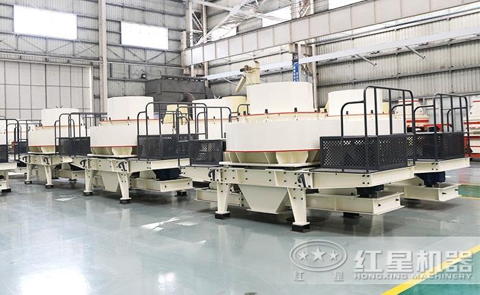 輝綠巖制砂機(jī)廠區(qū)