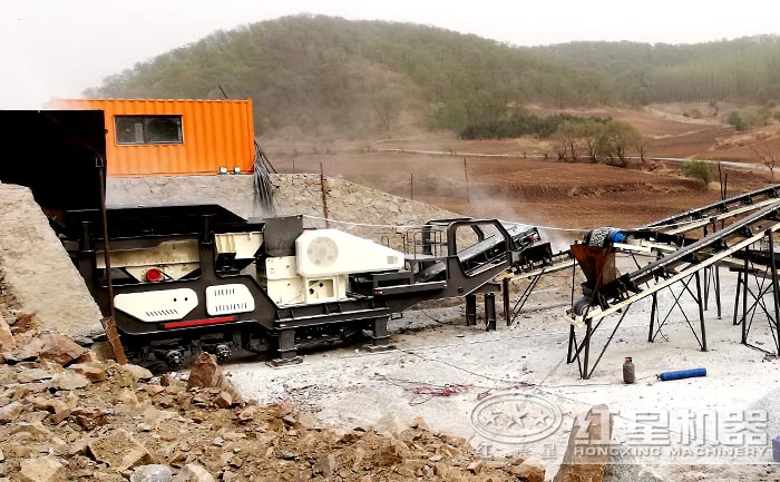 移動(dòng)汽車載式打石子機(jī)