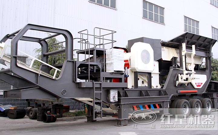 HX938HD86輪胎式移動(dòng)鄂式破碎機(jī)