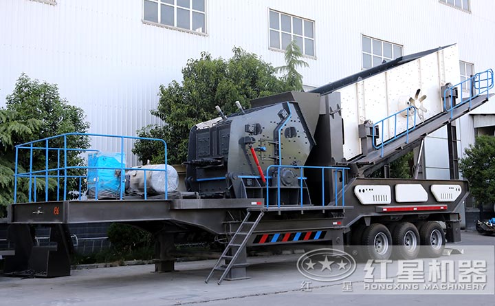 HX938F1210輪胎式移動(dòng)反擊式破碎機(jī)