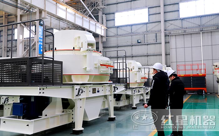 客戶到廠參觀第三代制砂機(jī)，并進(jìn)行現(xiàn)場(chǎng)免費(fèi)技術(shù)咨詢