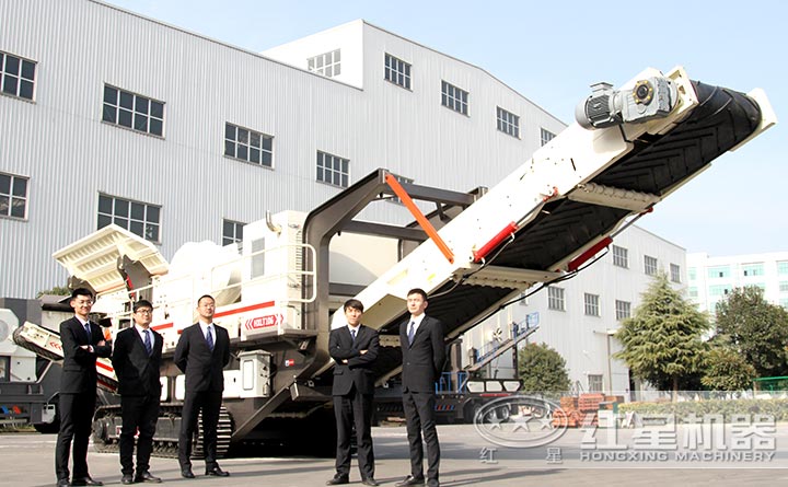 建筑垃圾粉碎機廠區(qū)